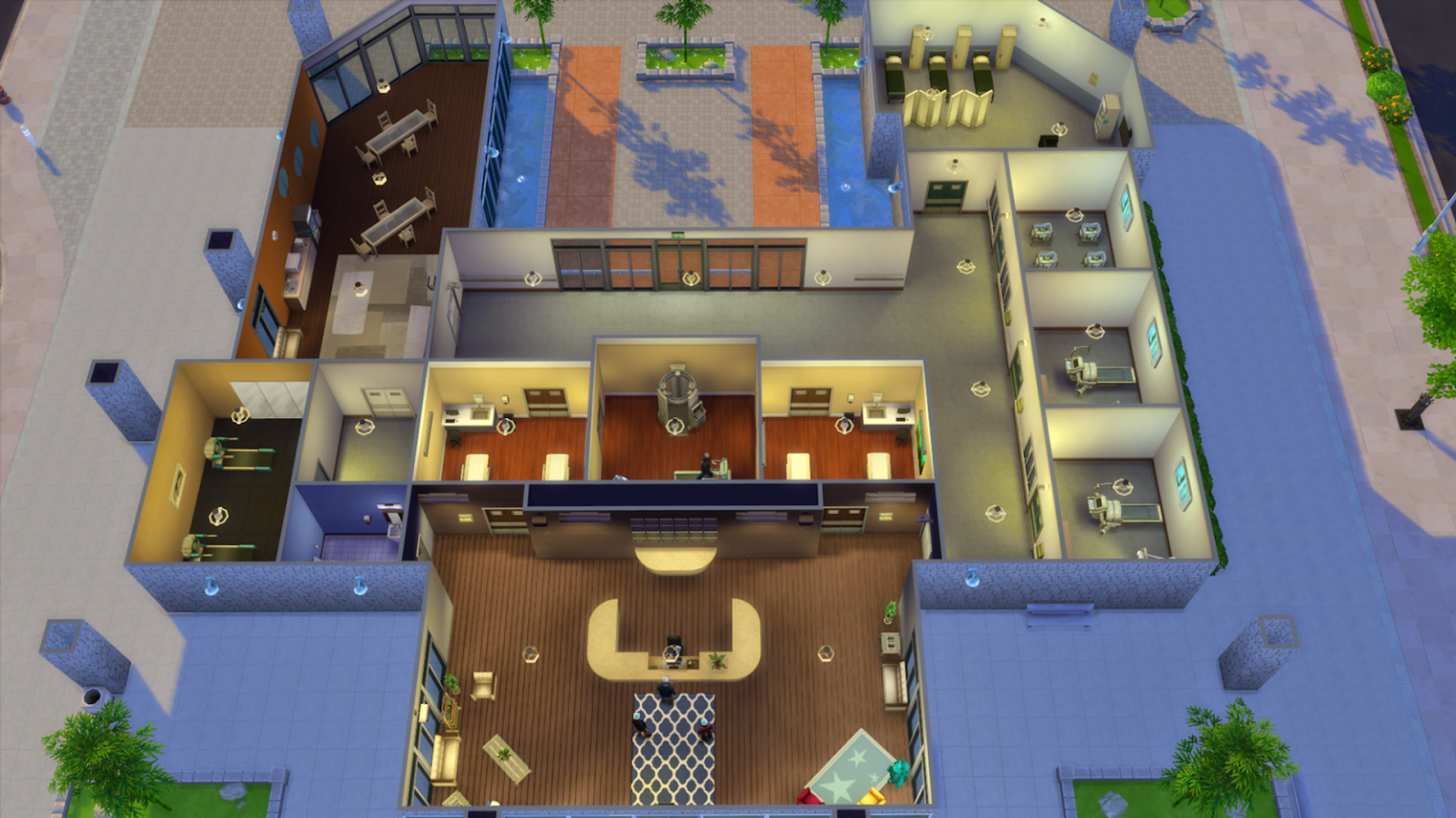 sims 4 hospital lot download